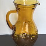 Smoked glass pitcher