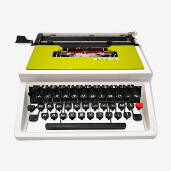 Machine à écrire Union 316 idem Underwood 315 verte révisée ruban neuf