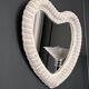 Vintage 80s rattan mirror