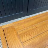 Coffre en pin de Roland Haeusler pour Regain, années 70