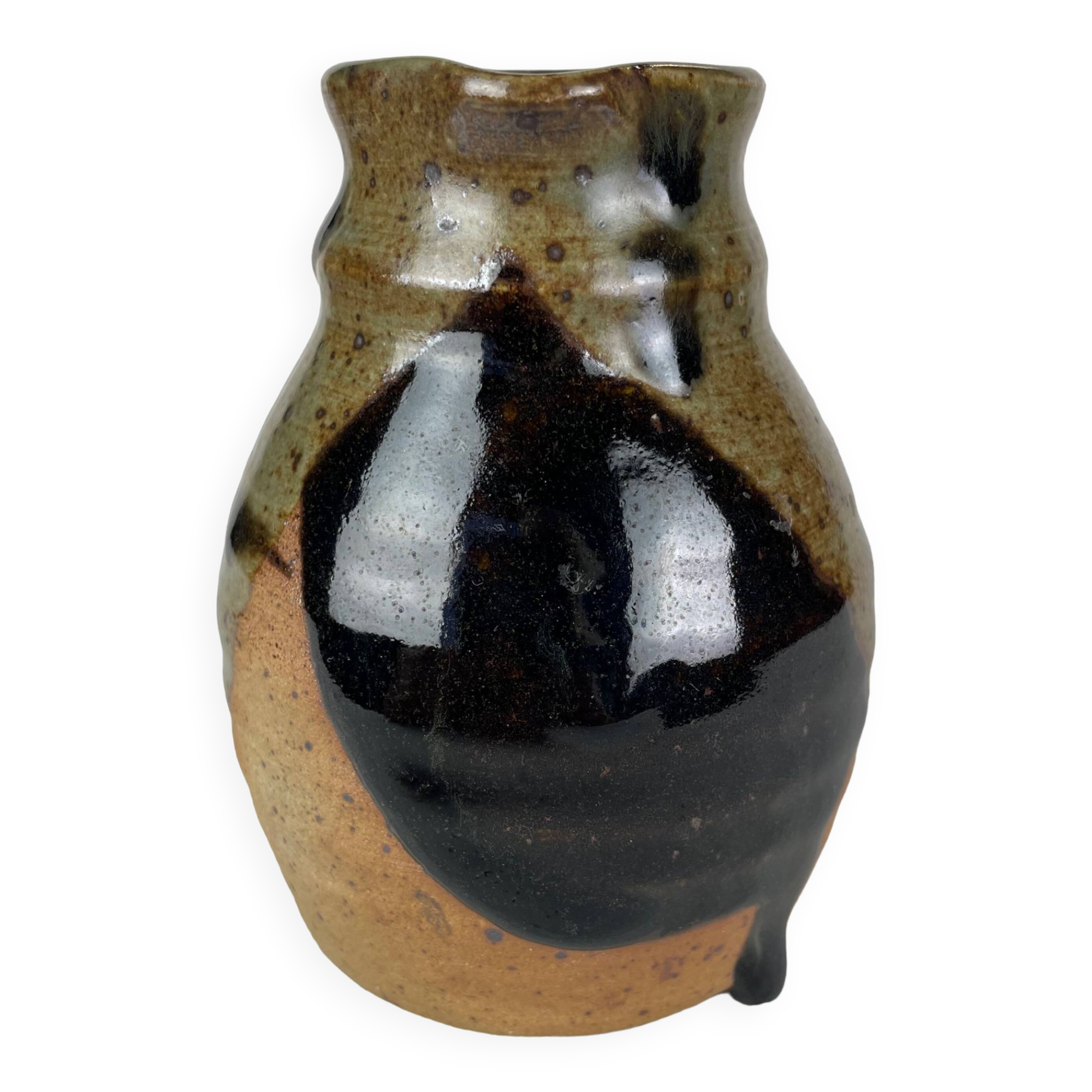 Milk jug in Matour pottery style