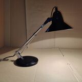 Black desk lamp Aluminor 1980s