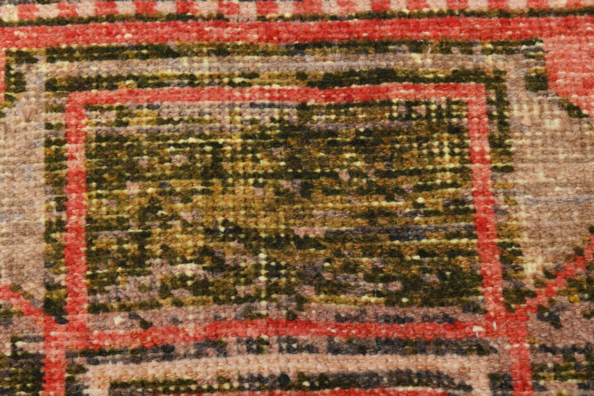 3x10 Rose Red Turkish Vintage Runner Rug,  80x309Cm SK 20304