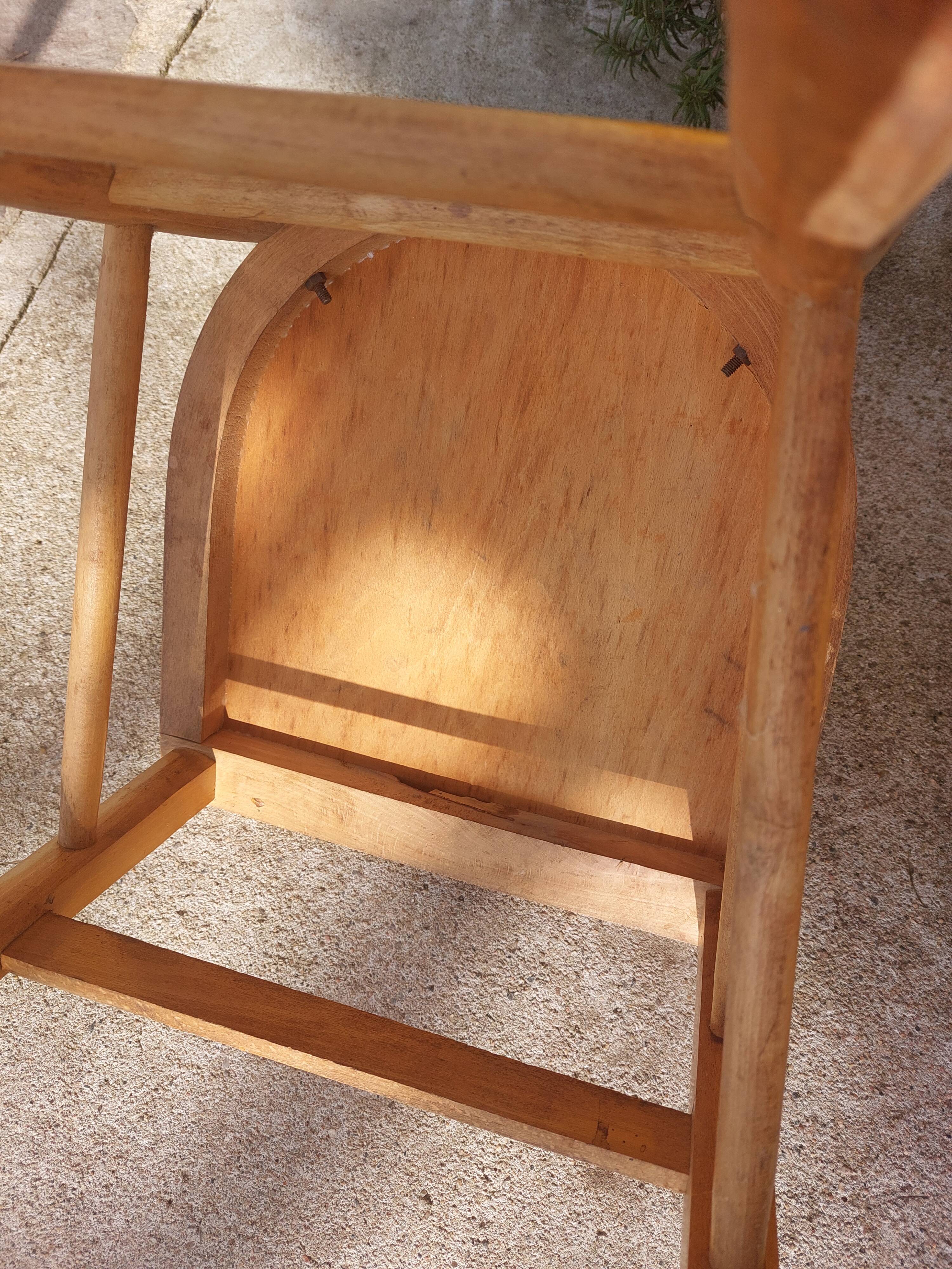 pair of Luterma style bistro chairs