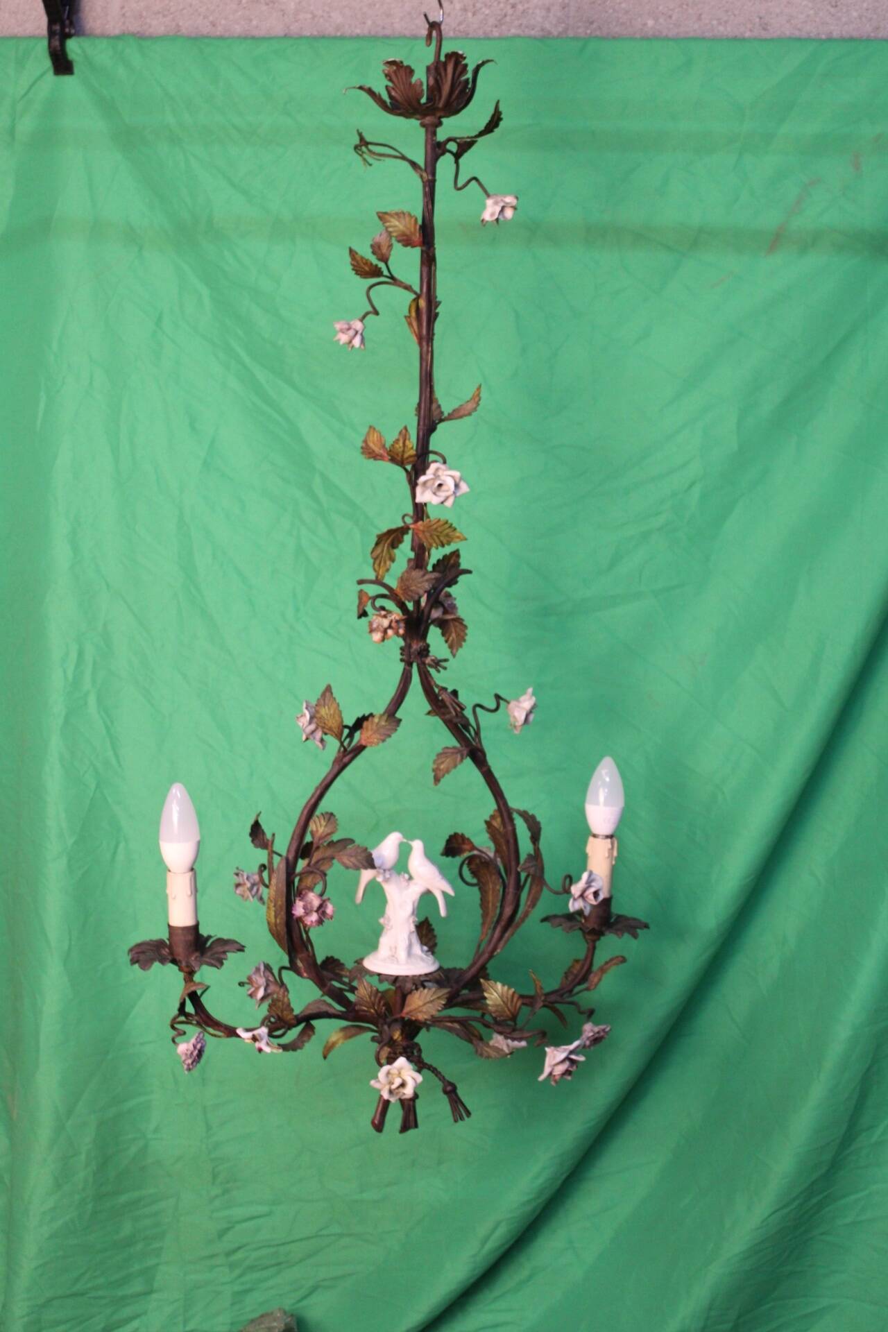 Italian Fiorentine chandelier circa 1930