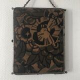 Barber vintage mirror 1930 - 28x69cm