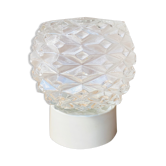 Old molded glass wall lamp