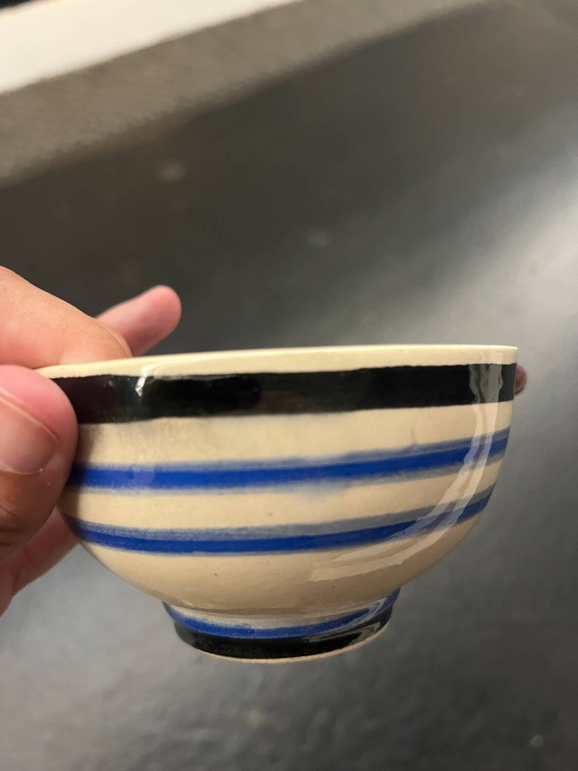 Henriot Quimper - bowl and its saucer