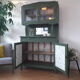 Two-piece cupboard buffet