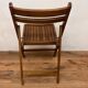 4 folding teak chairs