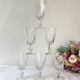 6 verres à vin blanc vintage