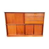Library cabinet showcase modular shelf Oscar by Didier ROZAFFY