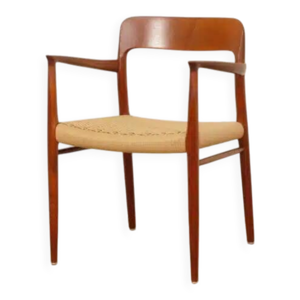 Chaises de salle à manger Niels Otto Moller Modèle 56 Teck Rénovées