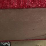 Vintage red designer armchair from the 1950s/1960s