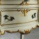 Vintage pair of 20th century Venetian Baroque style nightstands in painted wood