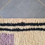 Handmade natural wool Berber rug size 1.5/2.5 m