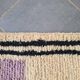 Tapis berbère en laine naturelle fait main