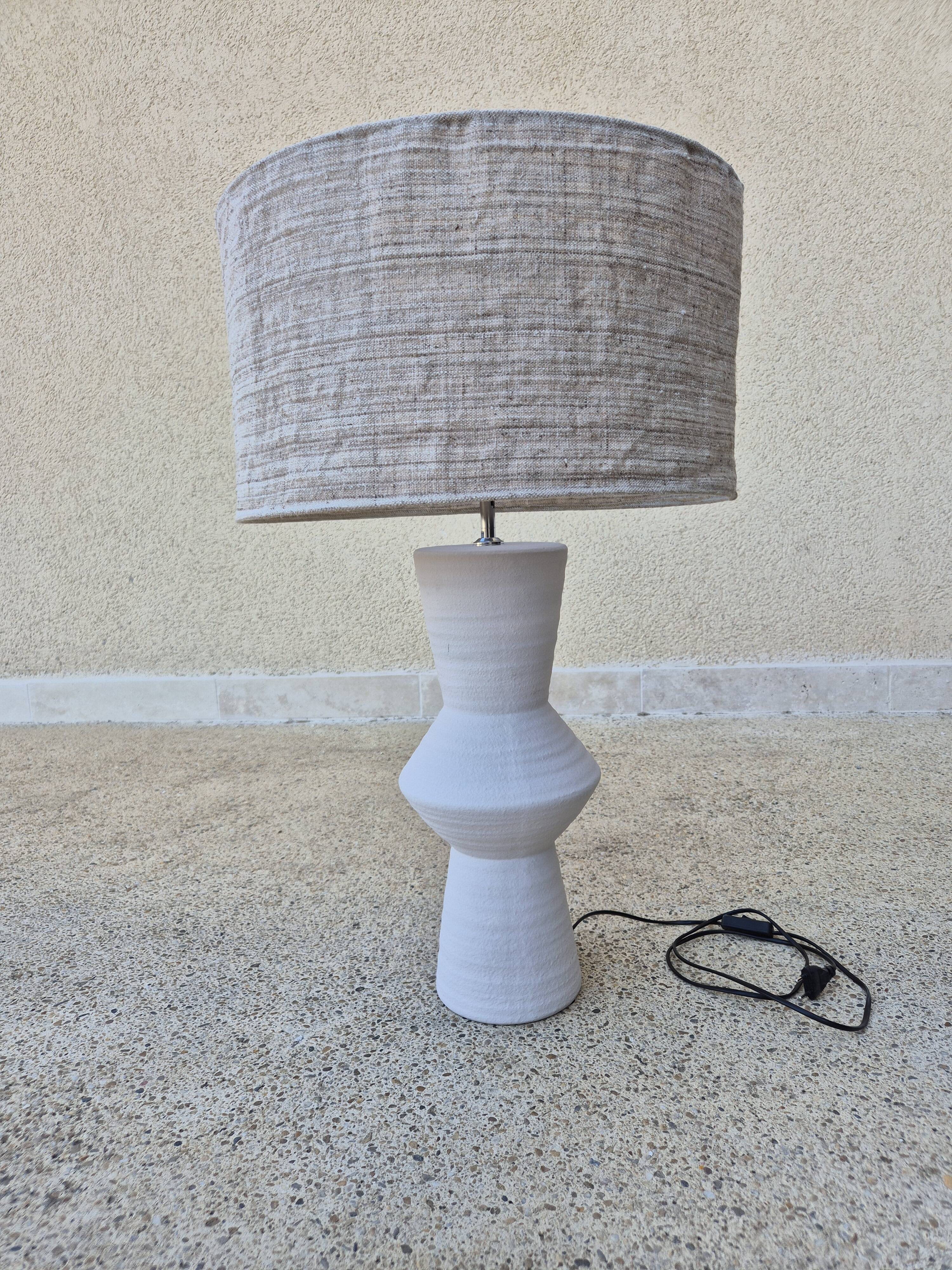 Ceramic floor lamp
