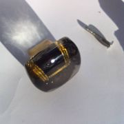 Pressed glass furniture knobs (set of 15)