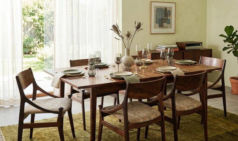 Dining Chairs in Rosewood by Vestervig Erikson for Brdr. Tromborg, 1960s, Set of 6