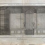 Jacques Renaud Bernard, Set of 5 architectural engravings, eighteenth century
