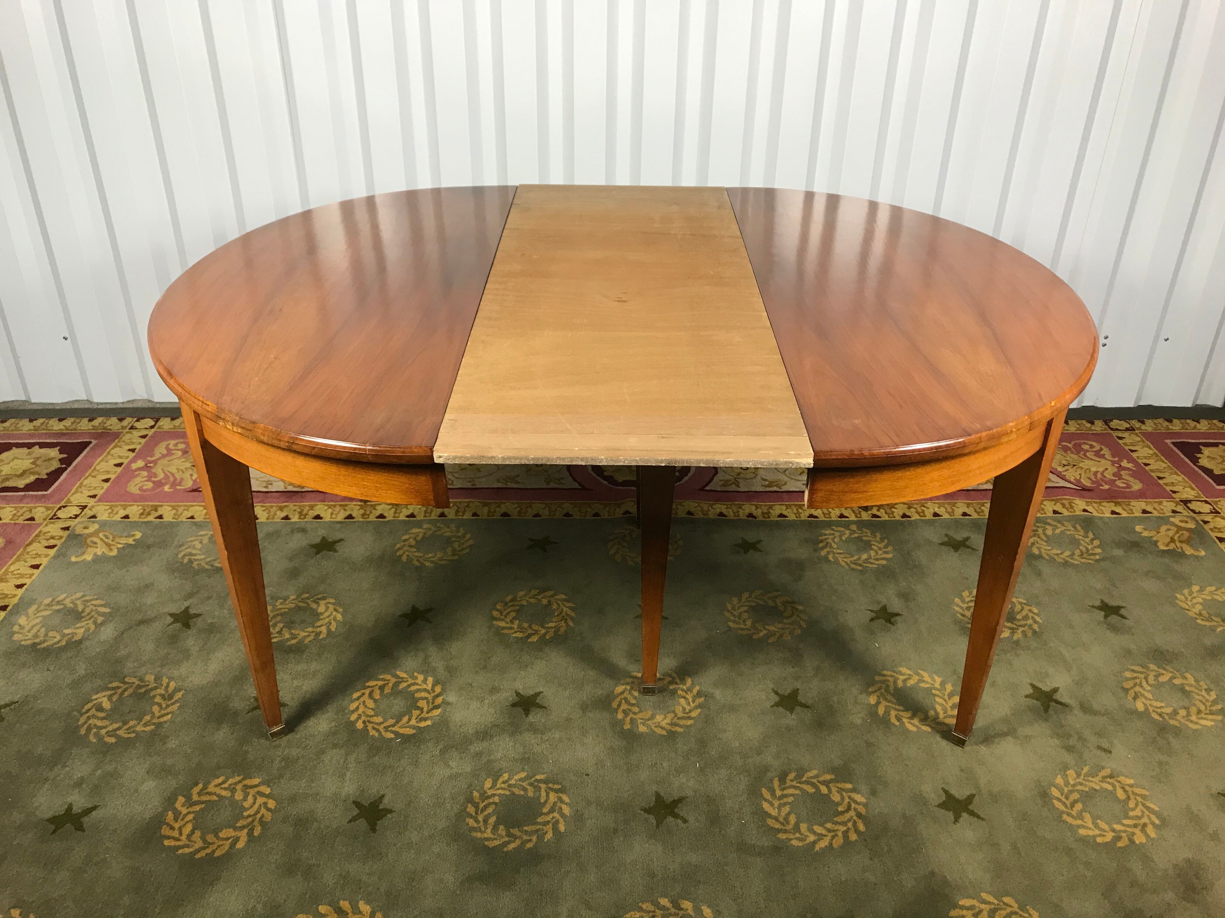 Louis XVI dining table - extensions