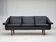 1960s, Danish design by Aage Christensen, 3-seater sofa, leather.