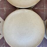 Set of 12 plates dessert gres