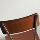 Brown formica chairs