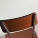 Chaises formica marron