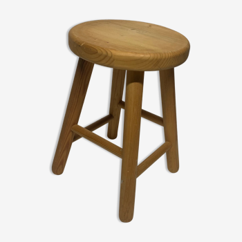 Tabouret rond  à 4 pieds