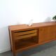 Deens design en teck Bramin dressoir, buffet vintage