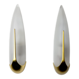 Pair of sconces "ears" idearte spain 1980