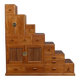 Kaidan Tansu staircase furniture in teak – 2nd part 20th century