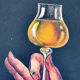 Lithography liqueur Prunelle du velay 1922'