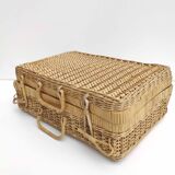 Rattan suitcase