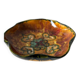 Bowl, ceramic plate by Yvon Roy, 1960s