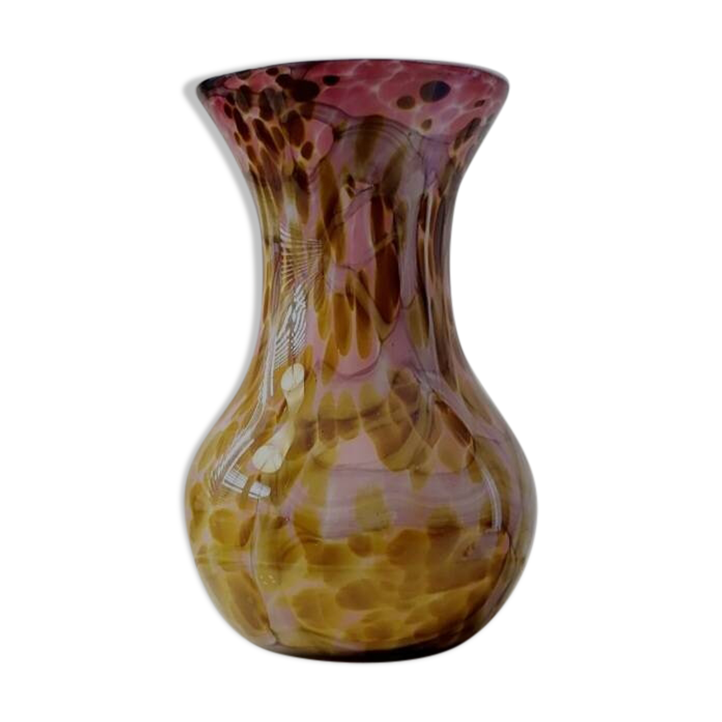 Jean claude novaro vaas, meerkleurige vaas, hedendaags, frankrijk 1943-2014