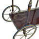 Bar drinks trolley in brass and wood from Maison Jansen