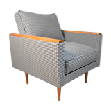 Vintage original armchair model ZWP-8 Cube, fully restored, 1970s
