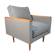 Vintage original armchair model ZWP-8 Cube, fully restored, 1970s