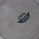 Set of 7 flat plates Sté Amandinoise St Amand, model Margot