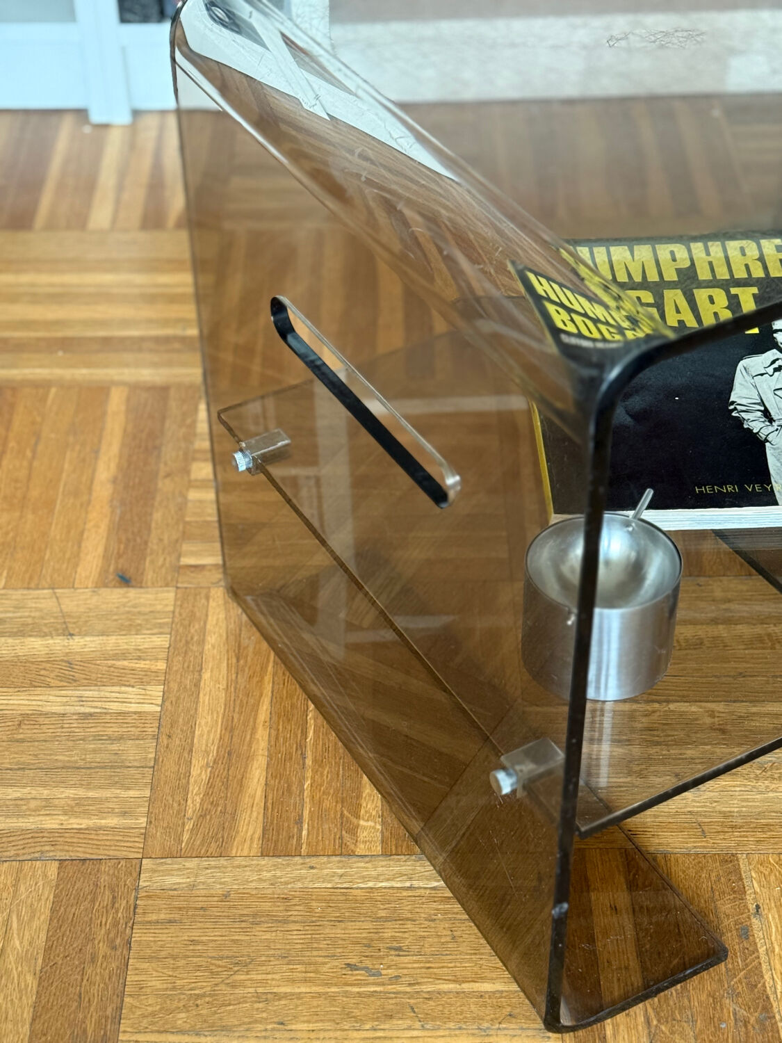Smoked Plexiglas coffee table