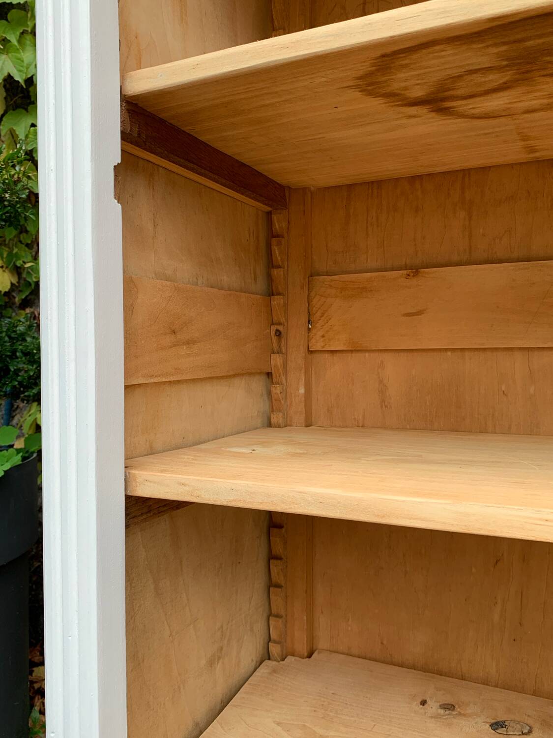 Antique Parisian glass cabinet H150