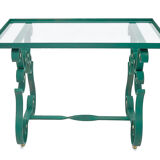 Table basse fer forgé Merceris 1950