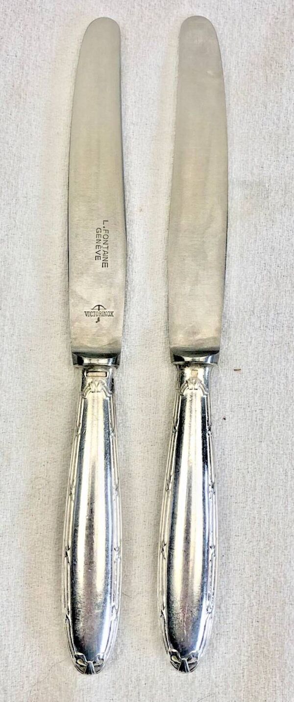 Ménagère 85 pièces Christofle Rubans croisés en métal argenté