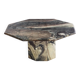 Octagonal coffee table in Cipollino Italian marble, 1980