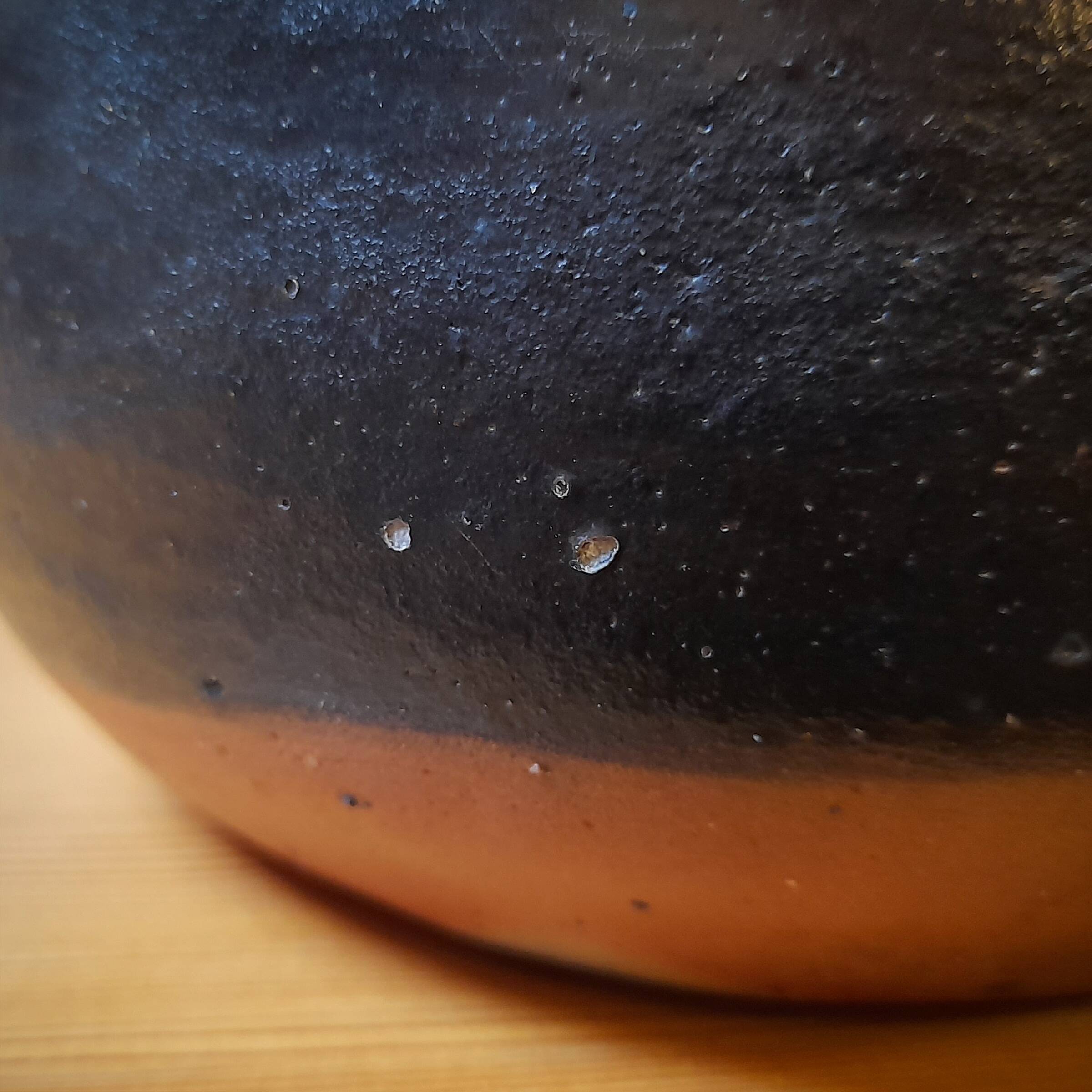 Yves Mohy, pyrite stoneware pitcher, La Borne, France, 1950s