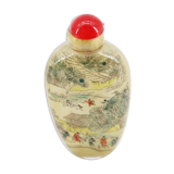 Flacon chinois verre