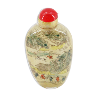 Flacon chinois verre